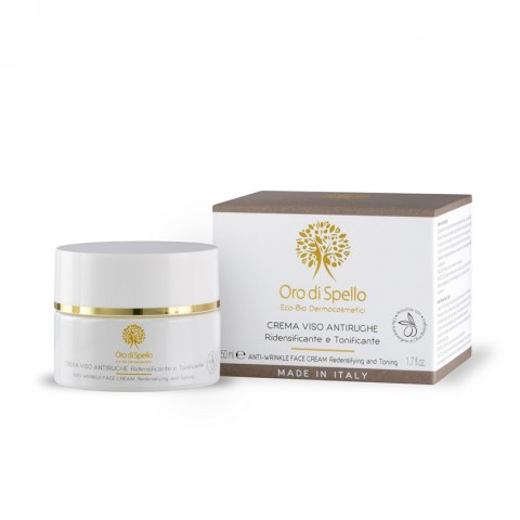 Oro di Spello Anti-wrinkle Face Cream with organic extra virgin olive oil 50ml