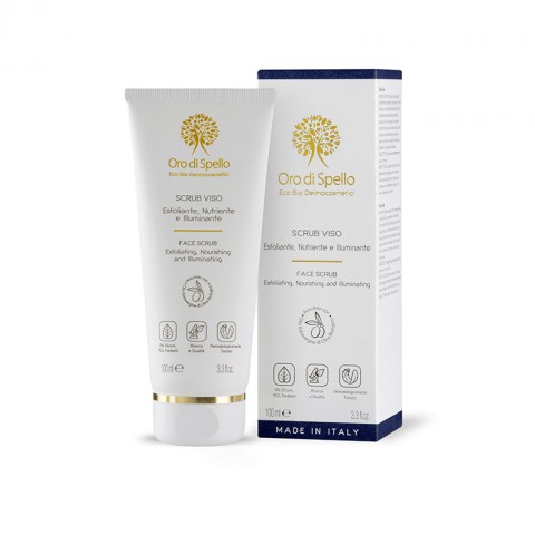 Oro di Spello Face Scrub με κουκούτσια ελιάς 100ml